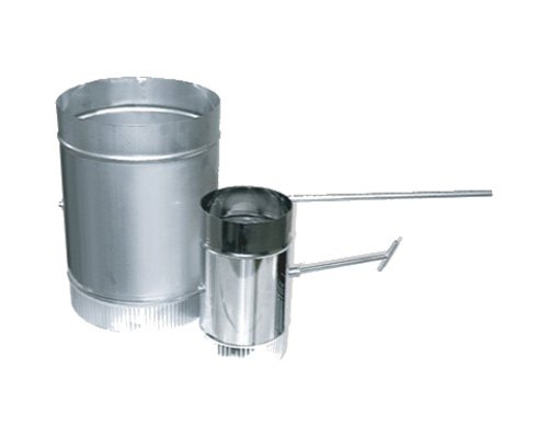 Фото Задвижка (Шибер) Вулкан ZHR одностенная Дымоход Вулкан одностенный круглого сечения heatsystems.ru