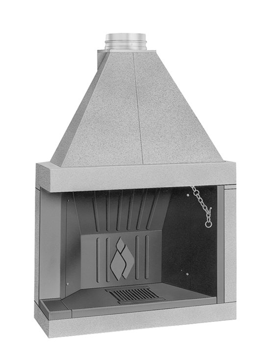 Фото KD CR D/S Открытые топки PIAZZETTA (Италия) heatsystems.ru