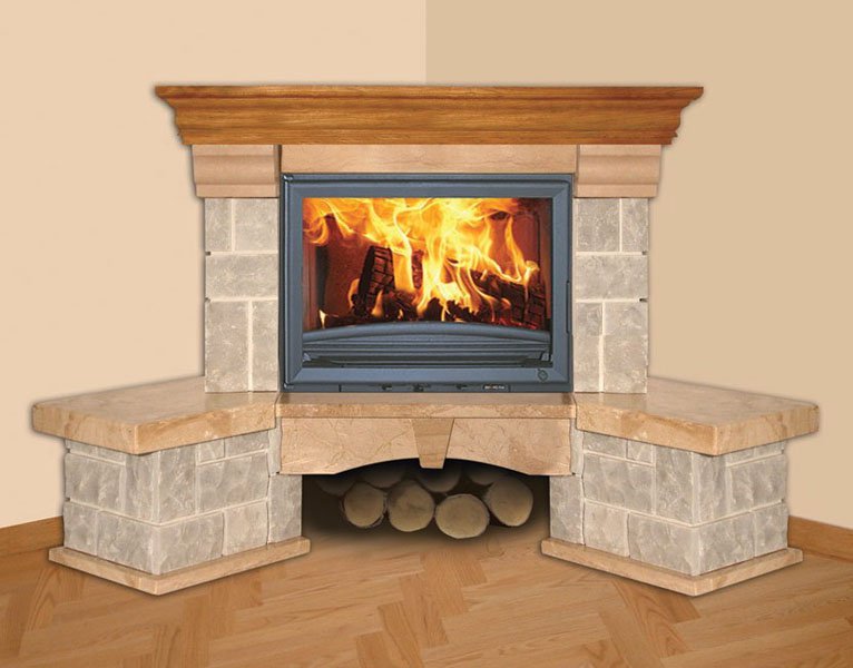 Фото Juliusz Cesar (угловая) Камины BELLA ITALIA (Польша) heatsystems.ru