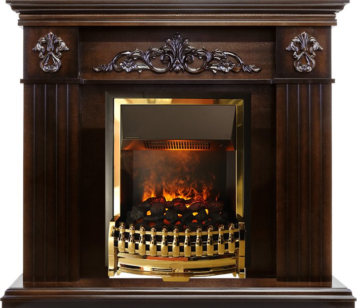Фото Каминокомплект Provence - Коньяк с очагом Atherton Деревянные каминокомплекты DIMPLEX heatsystems.ru