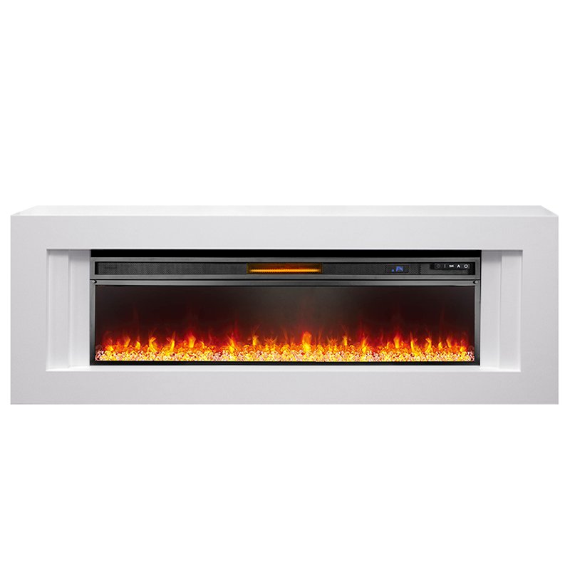 Фото Каминокомплект Line 60 - Белый с очагом Vision 60 LED Линейные каминокомплекты ROYAL FLAME heatsystems.ru