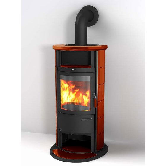 Фото 17 NHGT ECOPLUS, BRILLANT ROT 474, ЧЕРНАЯ РАМКА Печи HARK (Германия) heatsystems.ru