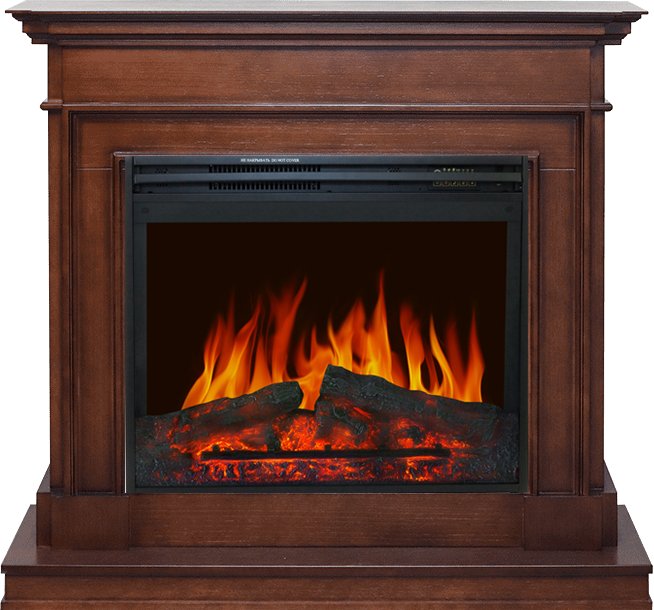 Фото Каминокомплект Newport - Темный дуб с очагом Jupiter FX New Линейные очаги ROYAL FLAME heatsystems.ru