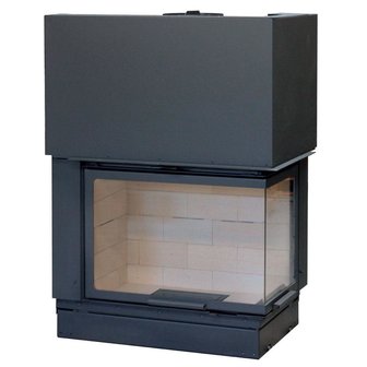 Фото F 900 right bended glass PS300 Топки AXIS (Франция) heatsystems.ru