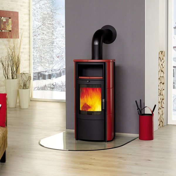 Фото 57, BORDEAUX-ROT 310, ЧЕРНАЯ РАМКА Печи HARK (Германия) heatsystems.ru