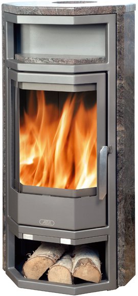 Фото Kiruna 4 (гранит парадизо) Печи-камины ABX heatsystems.ru
