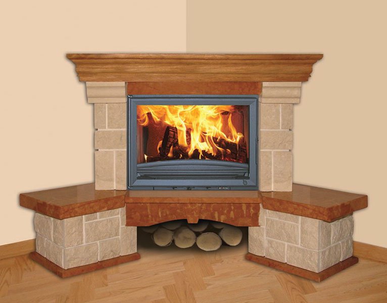 Фото Napoleon (угловая) Камины BELLA ITALIA (Польша) heatsystems.ru