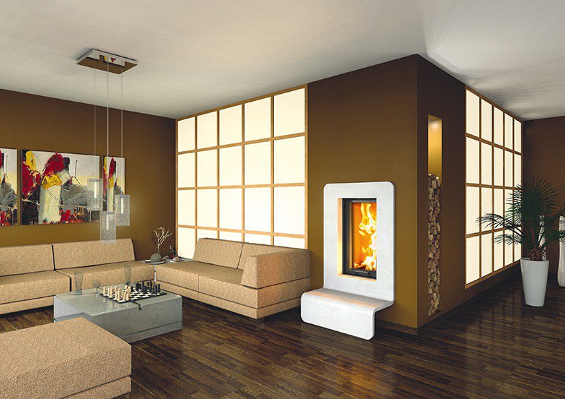 Фото L-Banco Hoch Камины Schmid (Германия) heatsystems.ru