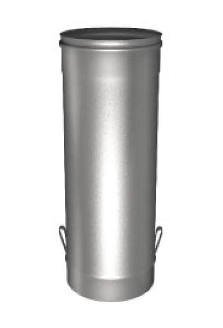 Фото Труба с опускной петлей Дымоход Вулкан одностенный круглого сечения heatsystems.ru