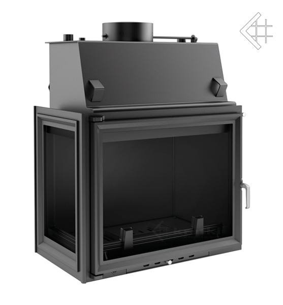 Фото Amelia/PW/BL/24/W/Z (стекло слева, змеевик) Топки KRATKI (Польша) heatsystems.ru