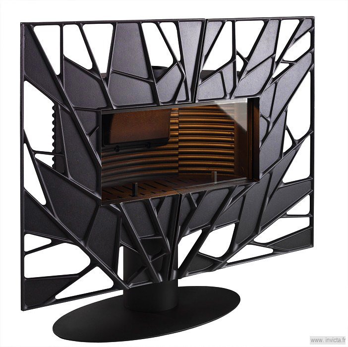 Фото GAYA FEUILLE Печи INVICTA (Франция) heatsystems.ru