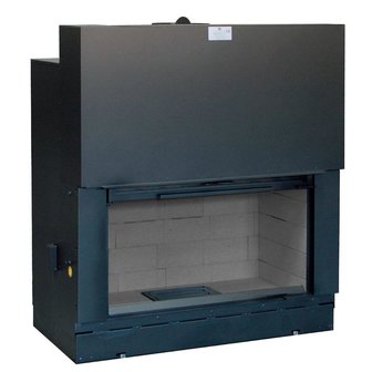 Фото H 1200 simple face WS Black BG2 PS300 Топки AXIS (Франция) heatsystems.ru