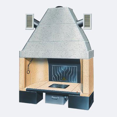 Фото Ventipalex 116 Открытые топки Palazzetti heatsystems.ru