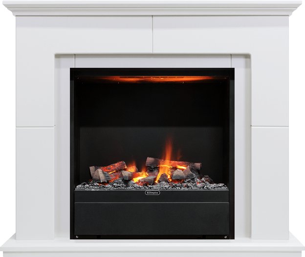 Фото Каминокомплект Suite -  Алебастр с очагом Albany Деревянные каминокомплекты DIMPLEX heatsystems.ru