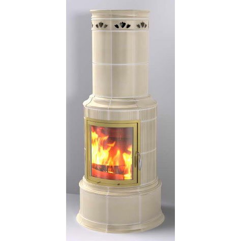 Фото BELLA ROSA KLASSIK 2 ECOPLUS, BAHAMA, РАМКА ЗОЛОТО Печи HARK (Германия) heatsystems.ru