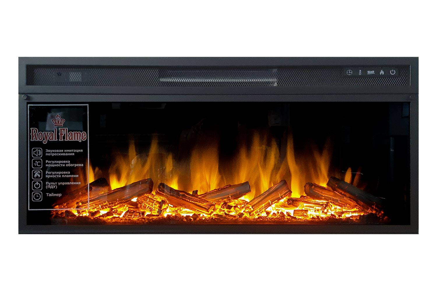 Фото Очаг Vision 42 LOG LED Линейные очаги ROYAL FLAME heatsystems.ru