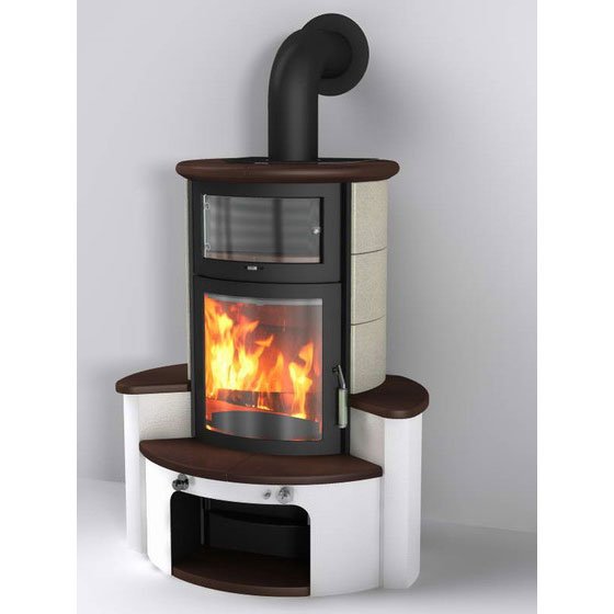 Фото 63 GT ECOPLUS, JOLA-BRAUN/STONE 245, ЧЕРНАЯ РАМКА Печи HARK (Германия) heatsystems.ru