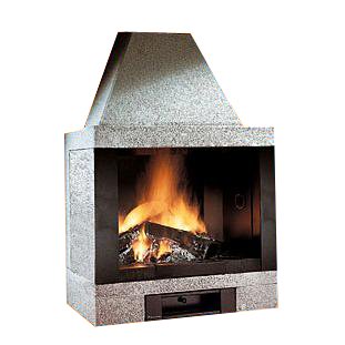 Фото K 75 DS фронтальная Открытые топки EDILKAMIN heatsystems.ru