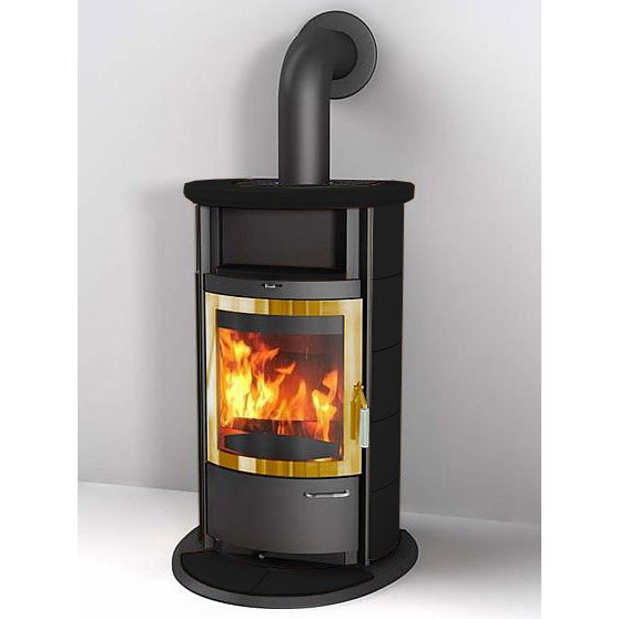 Фото 17 NGT ECOPLUS, METEOR-SCHWARZ 491, РАМКА ЗОЛОТО Печи HARK (Германия) heatsystems.ru