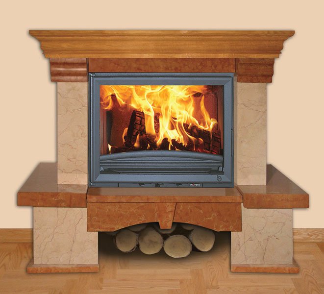 Фото Bergamo (пристенная) Камины BELLA ITALIA (Польша) heatsystems.ru