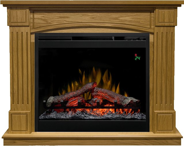 Фото Каминокомплект Boston - Дуб с очагом Symphony 26'' DF2624-L Деревянные каминокомплекты DIMPLEX heatsystems.ru