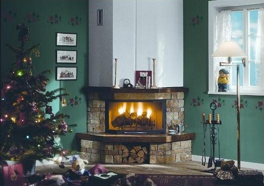 Фото Neuchatel угловой Камины PALAZZETTI (Италия) heatsystems.ru