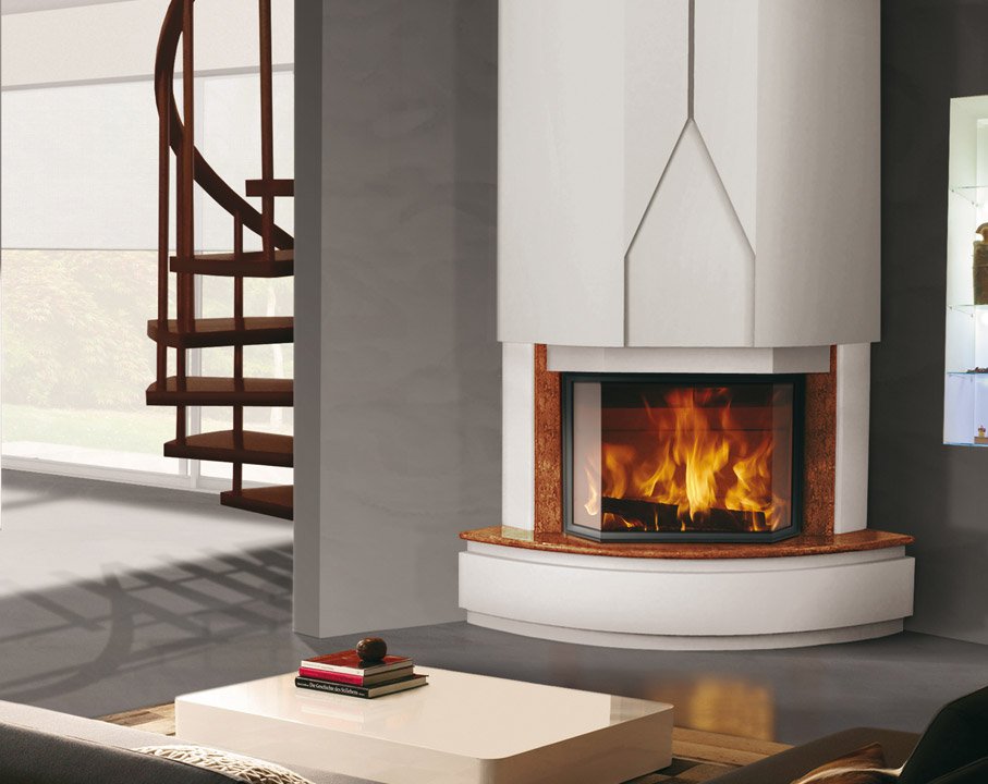Фото Montecarlo угловой Камины PALAZZETTI (Италия) heatsystems.ru
