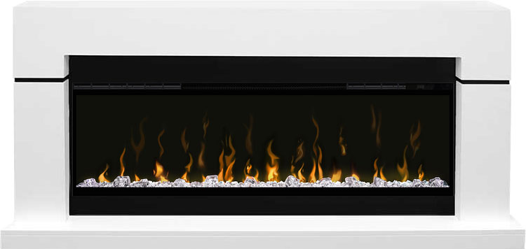 Фото Каминокомплект Lindos (линейный) с очагом Ignite XLF50 Линейные каминокомплекты DIMPLEX heatsystems.ru