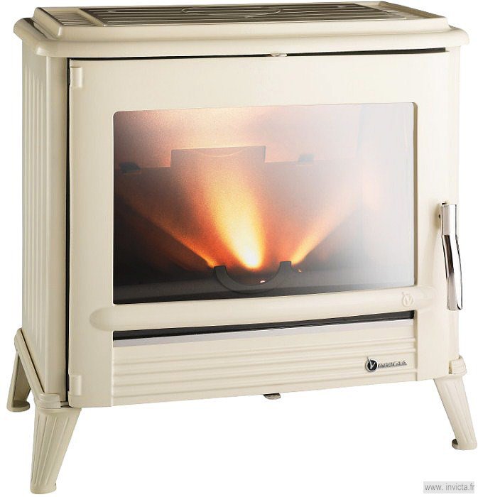 Фото MODENA ЭМАЛЬ СЛОНОВАЯ КОСТЬ Печи INVICTA (Франция) heatsystems.ru
