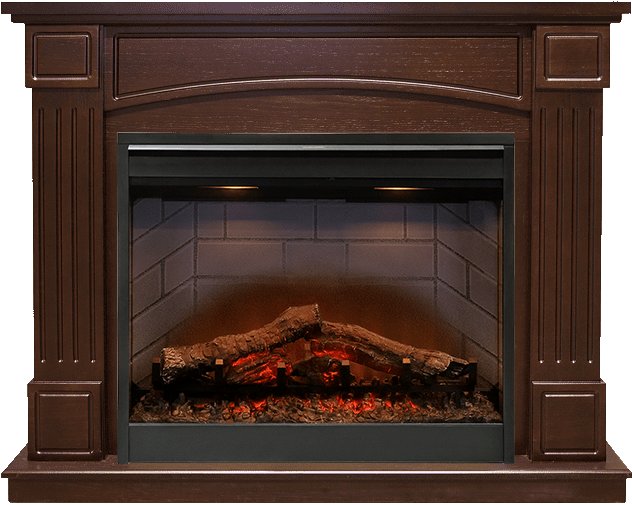 Фото Каминокомплект Boston - Темный дуб с очагом Symphony 26'' DF2608-INT Деревянные каминокомплекты DIMPLEX heatsystems.ru