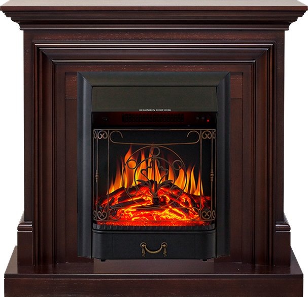 Изображение ROYAL FLAME heatsystems.ru Фото Каминокомплект Bradford - Темный дуб с очагом Majestic FX Black Линейные очаги ROYAL FLAME heatsystems.ru