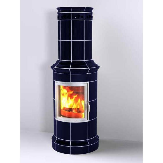 Фото BELLA NOCHE 2 ECOPLUS, KONIGSBLAU, РАМКА ХРОМ Печи HARK (Германия) heatsystems.ru