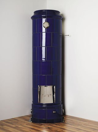 Фото Keddy Christineberg Cobalt синий Печи в изразце KEDDY (Швеция) heatsystems.ru