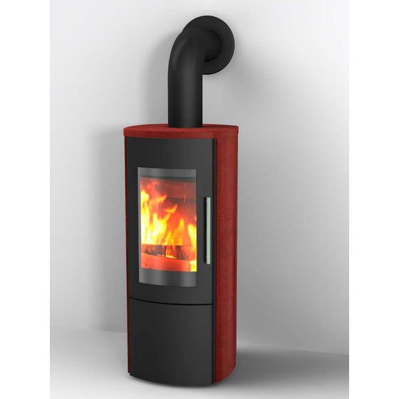 Фото 105 ECOPLUS, BRILLIANT-ROT 474, ЧЕРНАЯ РАМКА Печи HARK (Германия) heatsystems.ru