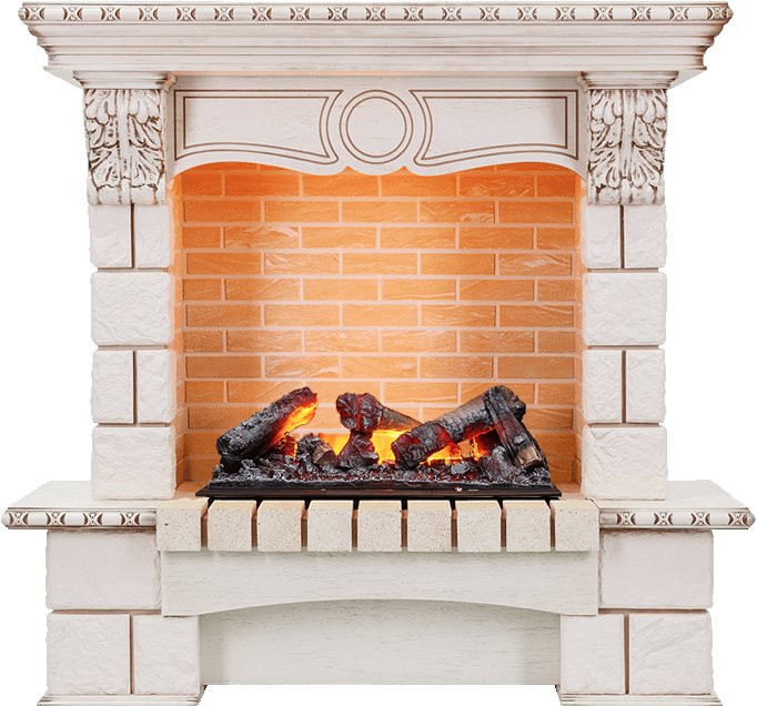 Фото Каминокомплект Pierre Luxe угловой - Слоновая кость / Шампань с очагом Cassette 600 NH Угловые каминокомплекты DIMPLEX heatsystems.ru