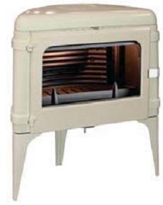 Фото LUNA ЭМАЛЬ СЛОНОВАЯ КОСТЬ Печи INVICTA (Франция) heatsystems.ru