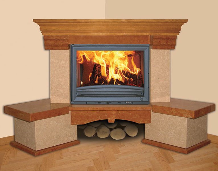 Фото Casablanka (угловая) Камины BELLA ITALIA (Польша) heatsystems.ru