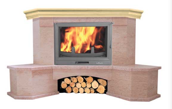 Фото Galatone (угловая) Камины BELLA ITALIA (Польша) heatsystems.ru