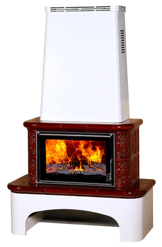 Фото Печь-камин Вена Барокко коричневая Печи-камины БАВАРИЯ (Россия) heatsystems.ru
