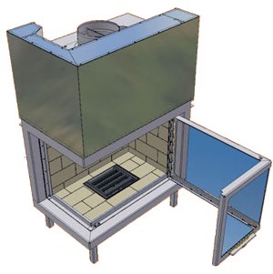 Фото FH 1200 VLG VP Топки AXIS (Франция) heatsystems.ru