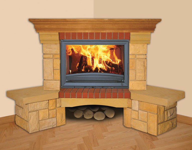 Фото Marta (угловая) Камины BELLA ITALIA (Польша) heatsystems.ru