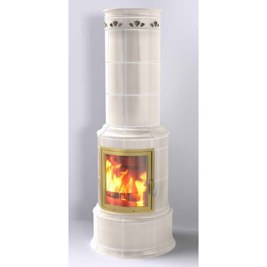 Фото BELLA ROSA KLASSIK 3 ECOPLUS, JAVA 493, РАМКА ЗОЛОТО Печи HARK (Германия) heatsystems.ru