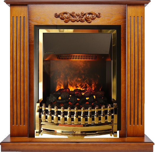 Фото Каминокомплект Lumsden - Дуб антик с очагом Atherton Деревянные каминокомплекты DIMPLEX heatsystems.ru
