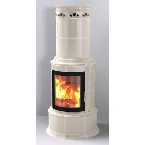 Фото BELLA ROSA KLASSIK 2 ECOPLUS, JAVA, ЧЕРНАЯ РАМКА Печи HARK (Германия) heatsystems.ru