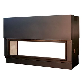 Фото H 1600 double face XXL WS Black RT BG2 Топки AXIS (Франция) heatsystems.ru