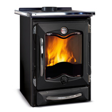 Фото La Nordica TermoCucinotta D.S.A черная Печи LA NORDICA (Италия) heatsystems.ru