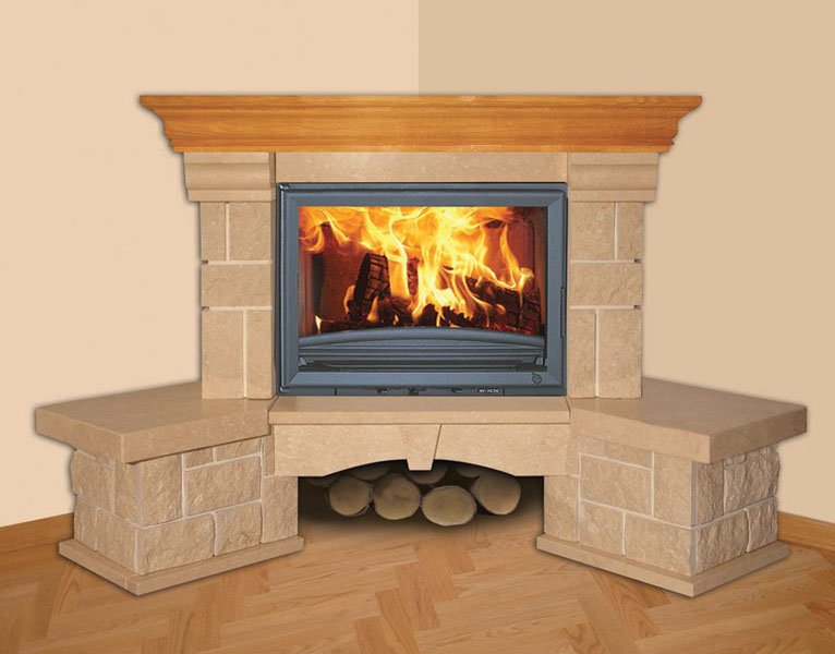 Фото Ambassador (угловая) Камины BELLA ITALIA (Польша) heatsystems.ru