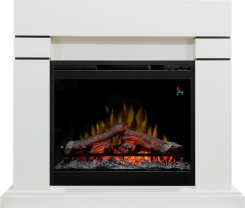 Каминокомплект Lindos - Алебастр (Высота 985мм) с очагом Symphony 26'' DF2624-L