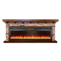 Каминокомплект Chalet 60 - Темный дуб с очагом Vision 60 LED