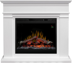Каминокомплект Adagio - Белый с очагом Symphony 26'' DF2624-L